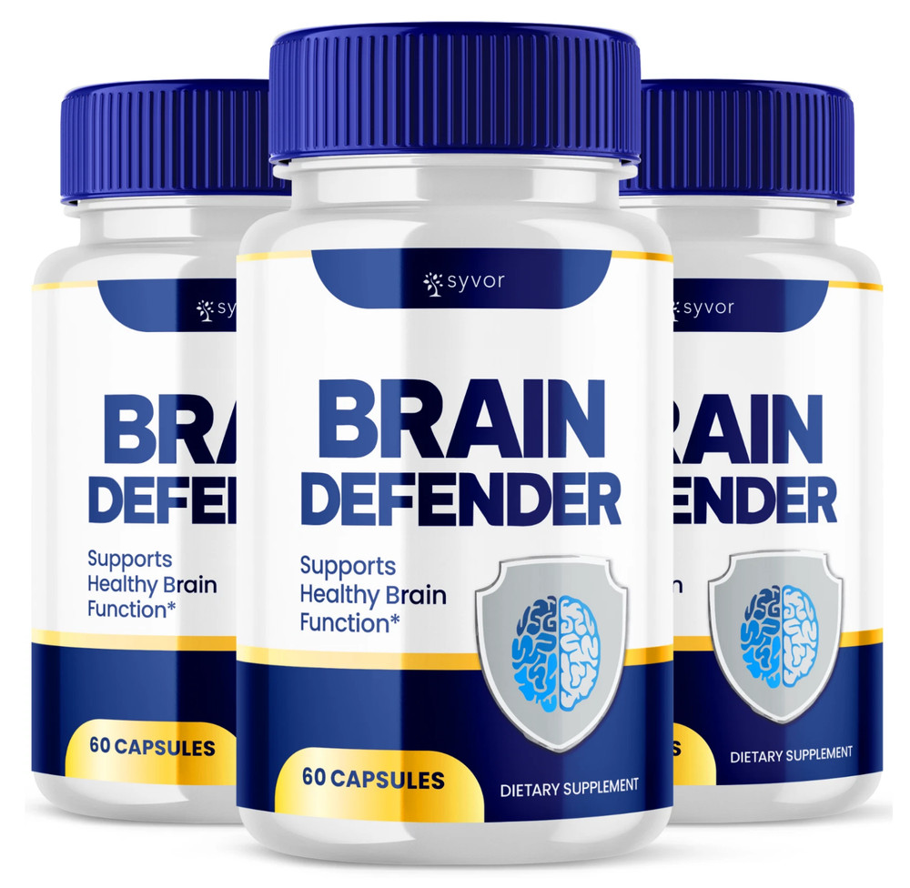 3 PACK Brain Defender Nootropic Formula Supplement Brain Health Support 180 Caps
