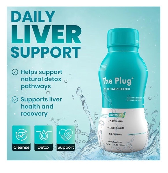 The Plug Hydration Detox Electrolyte All Natural Anti Hangover Drink 3.4fl Oz
