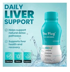 The Plug Hydration Detox Electrolyte All Natural Anti Hangover Drink 3.4fl Oz