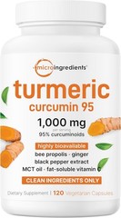 Micro Ingredients Turmeric Curcumin 95 2-Pack 1000mg Black Pepper 240 Capsule