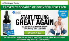 Liquified Zeolite Liquid Natural Detox Extra Strength 4pk + 2 FREE exp/2028