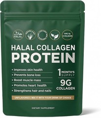 Halal Collagen Protein Powder – Grass-Fed, Hair, Skin, Joint, Bone & Nails