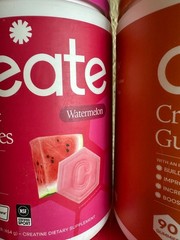 Create Creatine Gummies 5-Pack Bundle 90ct Each Watermelon Orange Raspberry Cher