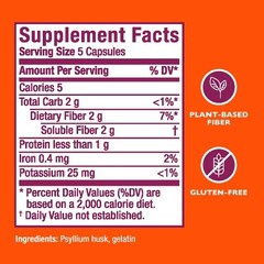 Friendly Fiber Supplement – Capsule – 1.8g Fiber Per Serving – 160ct