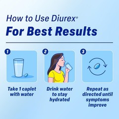 Water Pills Diuretic Bloat Relief Weight Loss Caffeine Free Max 48 Pack