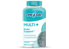 One A Day MULTI+ Brain Support Gummy Multivitamin, 100 Count SEALED Exp 03/25