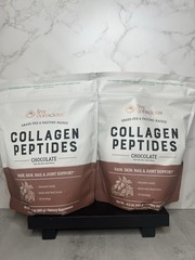 Live Conscious Grass-Fed Collagen Peptides Chocolate TWO 14.3 oz Exp 12/27