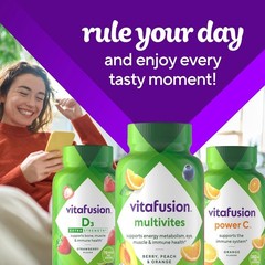 Vitafusion Multivitamin Chewables – 120ct: Berry Flavor, Gummy Form