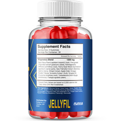 (2 Pack) Jellyfil Gummies For Men Jelly Fil Male Premium Supplements (120 ct)