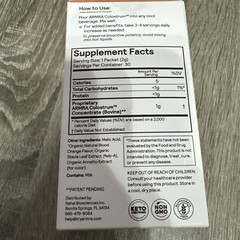 ARMRA Colostrum Health Revival Blood Orange Immune Barrier Support 30 Pack 8/26