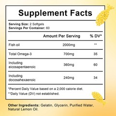 OMEGA-3 120pcs – Reduce Stress, Improve Mood, Support Joint Flexibility