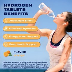 CHTENZY H2 Molecular Hydrogen Tablets for Drinking Water – 8ppm Hydrogen Tabl…