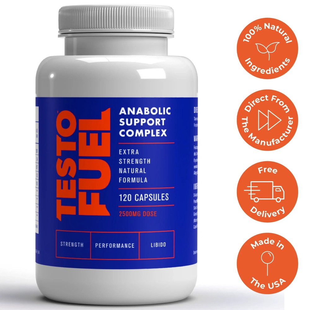 Testo Fuel Anabolic support complex Extra strength natural formula Generic