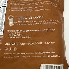 USANA Meal Replacement Shake – Dutch Chocolate – 540 Grams – 9 Serv.