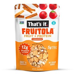 That’s it. Fruitola Fruit Granola – Cinnamon, 12g Plant-Based Protein, 5g Fiber