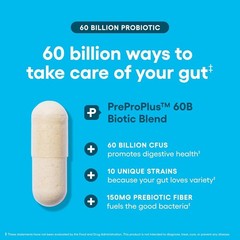 2 BOTTLES- Physician’s Choice 60 Billion Probiotic Dietary Supplement-30Capsules