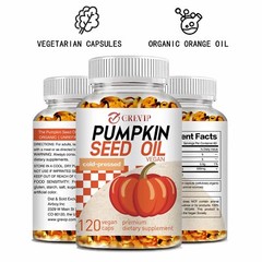 Pumpkin Seed Oil – Support Prostate, Urinary & Bladder Health, for Hair Growth