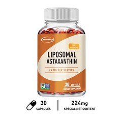 Liposomal Astaxanthin 24mg – with Phosphatidylcholine – Brain and Vision Health