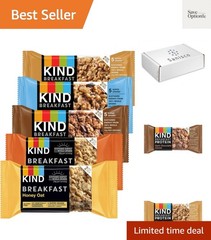 Nutritious Kind Breakfast Bars – 12 Pack of All-Natural Gluten-Free Snack Bars