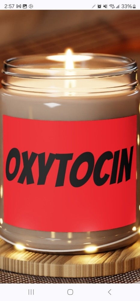 OXYTOCIN INSPIRED SCENTED CANDLE