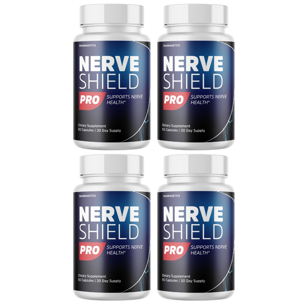 Nerve Shield Pro Advanced Formula for Neuropathy- 4 Bottles Official
