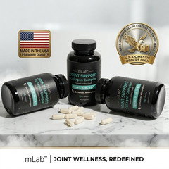 3 PACK Joint Support Collagen Complex mLab Free Shipping USA