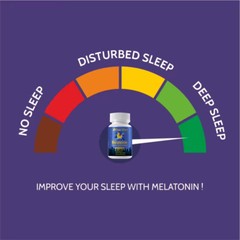 Melatonins 3mg Time-Released Sleep Support Stress Relief 30/60/120 Capsule