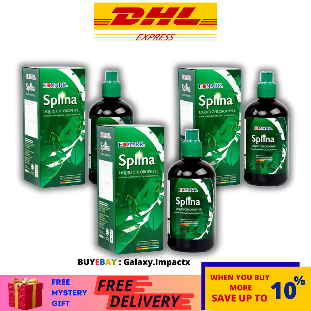 3 X Splina Liquid Chlorophyll by Edmark Int’l. 500ml
