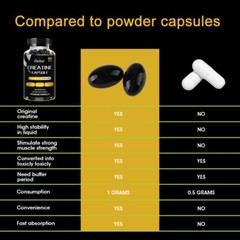 Creatine Monohydrate 3500mg – 120 Capsules – Creatine Capsules