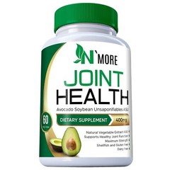 Avocado Soybean Unsaponifiables Joint Health Supplement 400 mg, Non-GMO, Dairy,