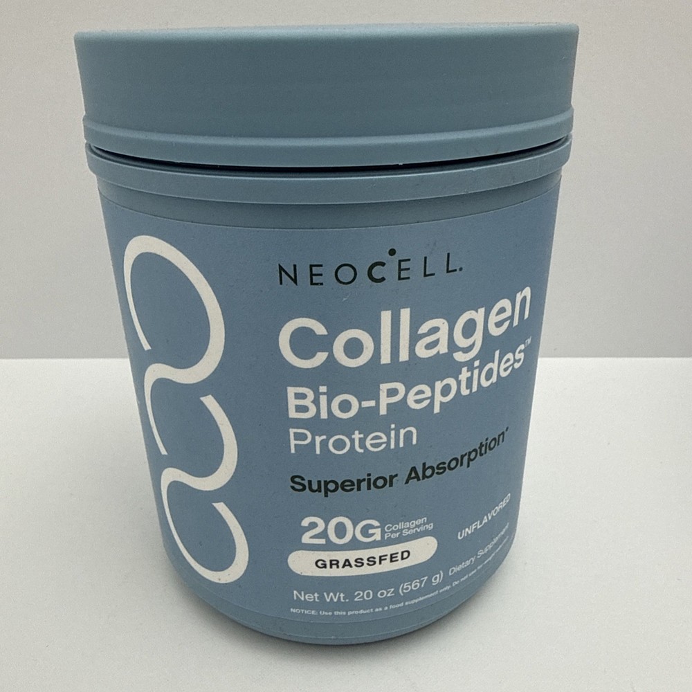 NeoCell Collagen Bio-Peptides Protein Powder, Unflavored – 20 oz – Exp 10/2030