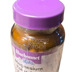 Bluebonnet Magnesium Potassium & Bromelain 60 Veg Capsules Exp 04/2028