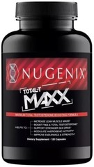 Nugenix Total-T Maxx – Maximum Total Testosterone Booster for Men, 120 EXP 12/26
