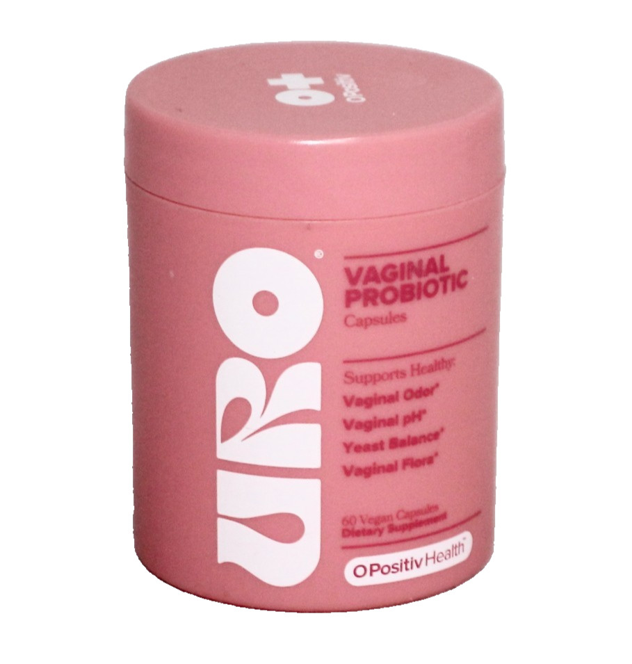 O POSITIV URO Vaginal Probiotic Capsules 60 Count Controls Odor pH Yeast &Flora