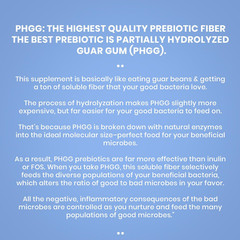 Prebiotic PHGG Partially Hydrolyzed Guar Gum 210G Powder – 100% Natural Glute…