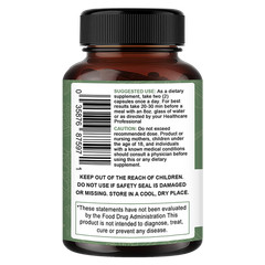 Magnesium Glycinate Supplement Support Bone Nervous System Health 120 Capsule