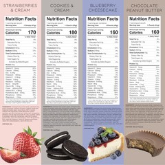TransformHQ Meal Replacement Shake Variety Box With Pink Shaker, 7 Single-Ser…