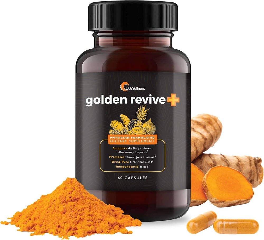 Golden Revive + Joint Support Supplement Featuring 60 Count (Pack of 1)