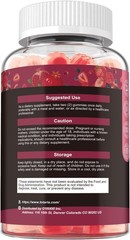 Nitric Oxide Booster Beet Root Gummies with L-Arginine, L-Citrulline, Grape Seed