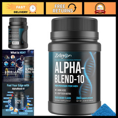 Testosterone Booster & HGH Supplements for Men, Muscle Builder & Fat Burner, 300