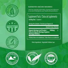 120 Cap X 3 PACK Moringa 1000mg-Anti-aging Weight Loss Superfood Natural