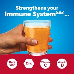Immune+Triple Action Immune Support Powder,Betavia(R),1000Mg VitaminC,B Vitamins