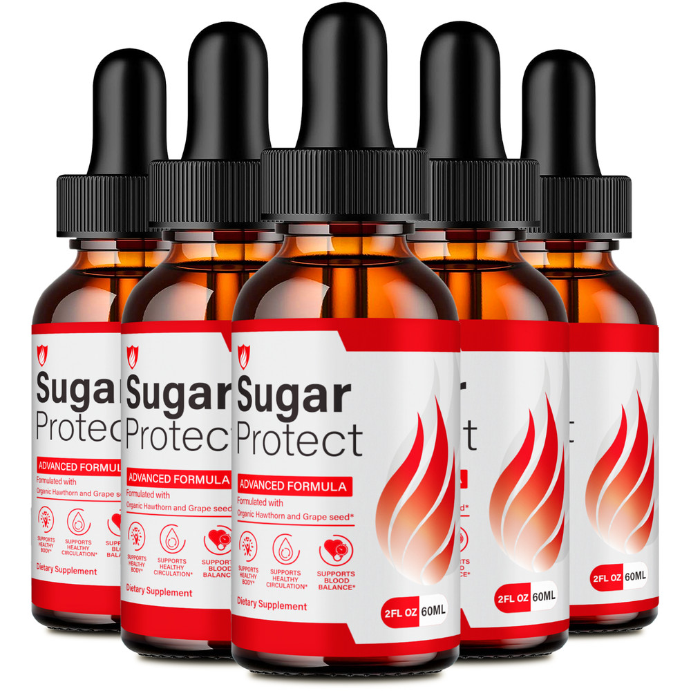 Sugar Protect Drops, Official SugarProtect Advanced Blood Formula (5 Pack)