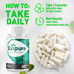 (5 Pack) Exipure Advanced Energy & Fitness Formula Vitamin Exi Pure 300 Capsules