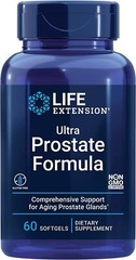 LIFE EXTENSION ULTRA PROSTATE FORMULA BETA SITOSTEROL, SAW PALMETTO, 60 Sgels