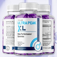 (1 Pack) Ultra Peak XL Gums Advanced Male Support Vitamin UltraPeakXL 60 Gummies