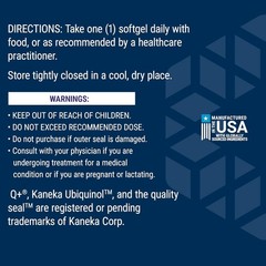 Ubiquinol CoQ10 100mg – Enhanced Heart & Energy Support, 60 Softgels