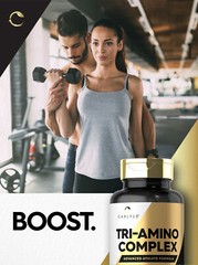 Tri-Amino Complex | 90 Caplets | L-Arginine L-Ornithine L-Lysine | by Carlyle