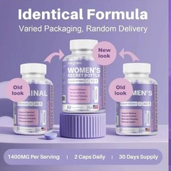 NEW LUXRY 1-3PCS Women’S Secret Bottle-60 Tablets -Healthcare Kacip Fatimah 1kMG