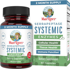 Serrapeptase Enzymes Capsules | up to 2 Month Supply | Enzyme Supplement for Hig